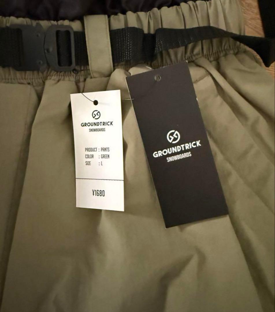 GROUND TRICK カーキ ウェア上下 サイズL
