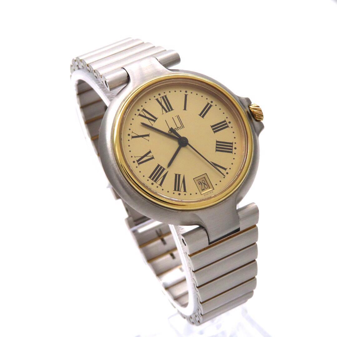 ☆極美品 ミレニアム ダンヒル Dunhill 時計 ゴールド ボーイズ