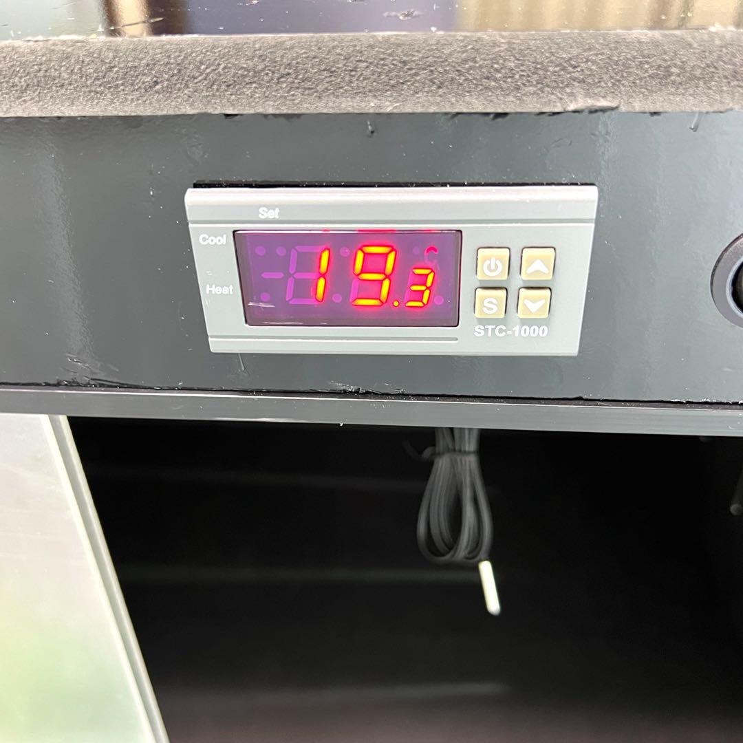 【サーモ内蔵・未使用】爬虫類 ケージ 60×40×40 ブラック