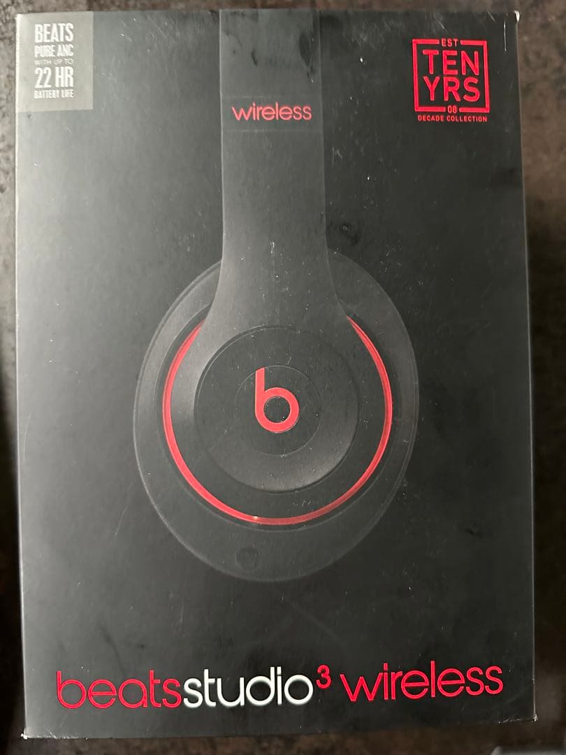 Beats Studio3 Wireless ブラック/レッド
