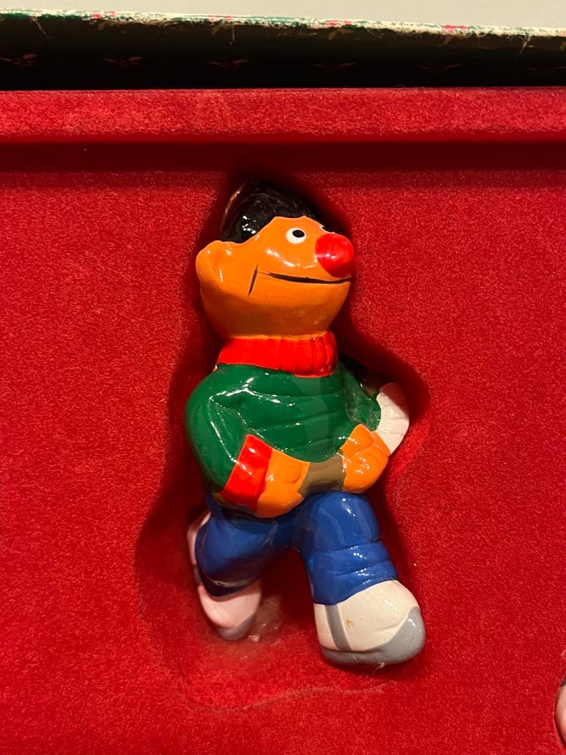 セサミストリート クリスマスオーナメント 陶器