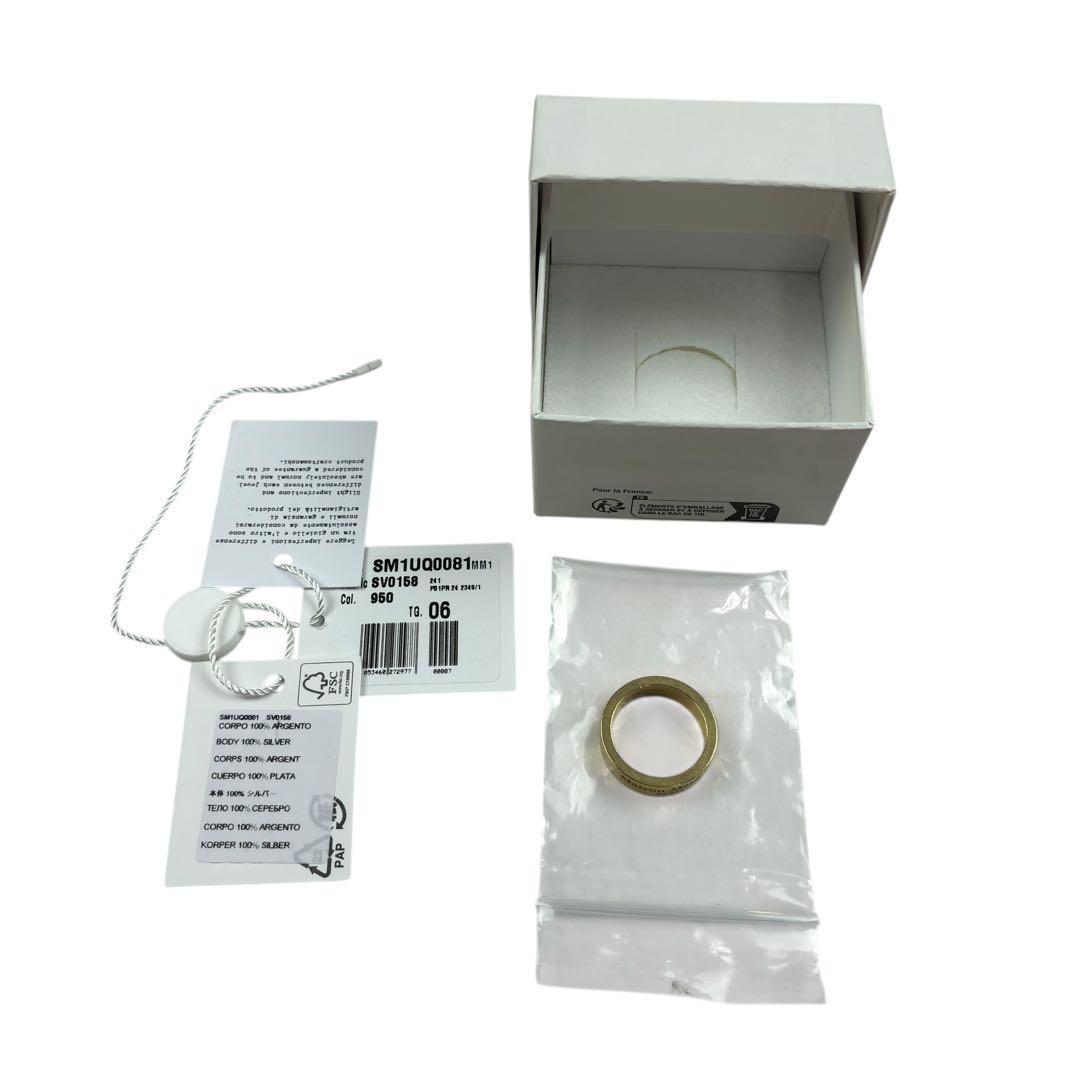 未使用 Maison Margiela ゴールド リング シルバー925 指輪