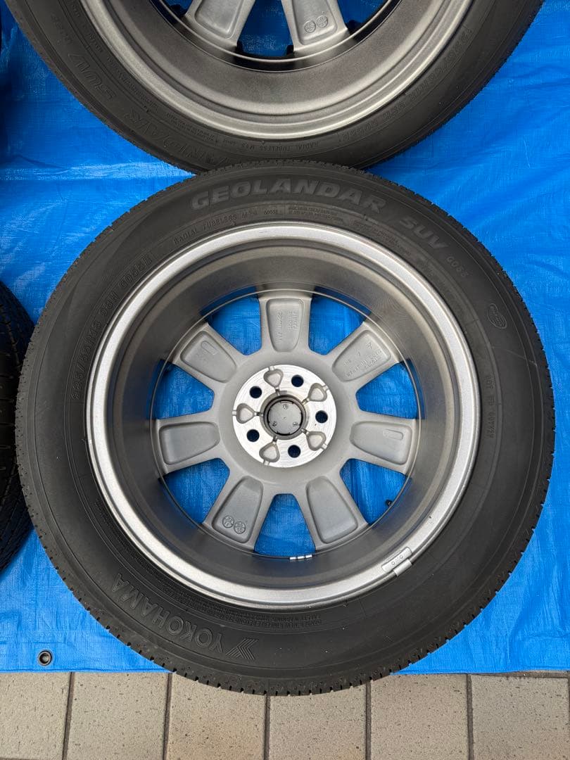 デリカD5 シャモニー　純正ホイール＆タイヤ4本セット【新車外し品】