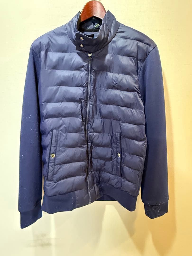 ポロラルフローレン　薄手ダウン　紺　SP メンズ