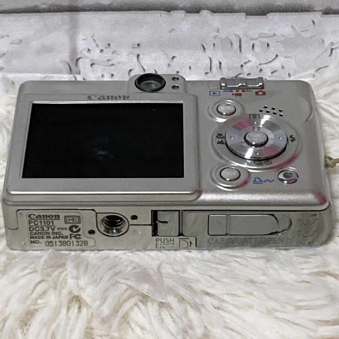 【美品】 Canon キャノン IXY DIGITAL50 デジカメ シルバー
