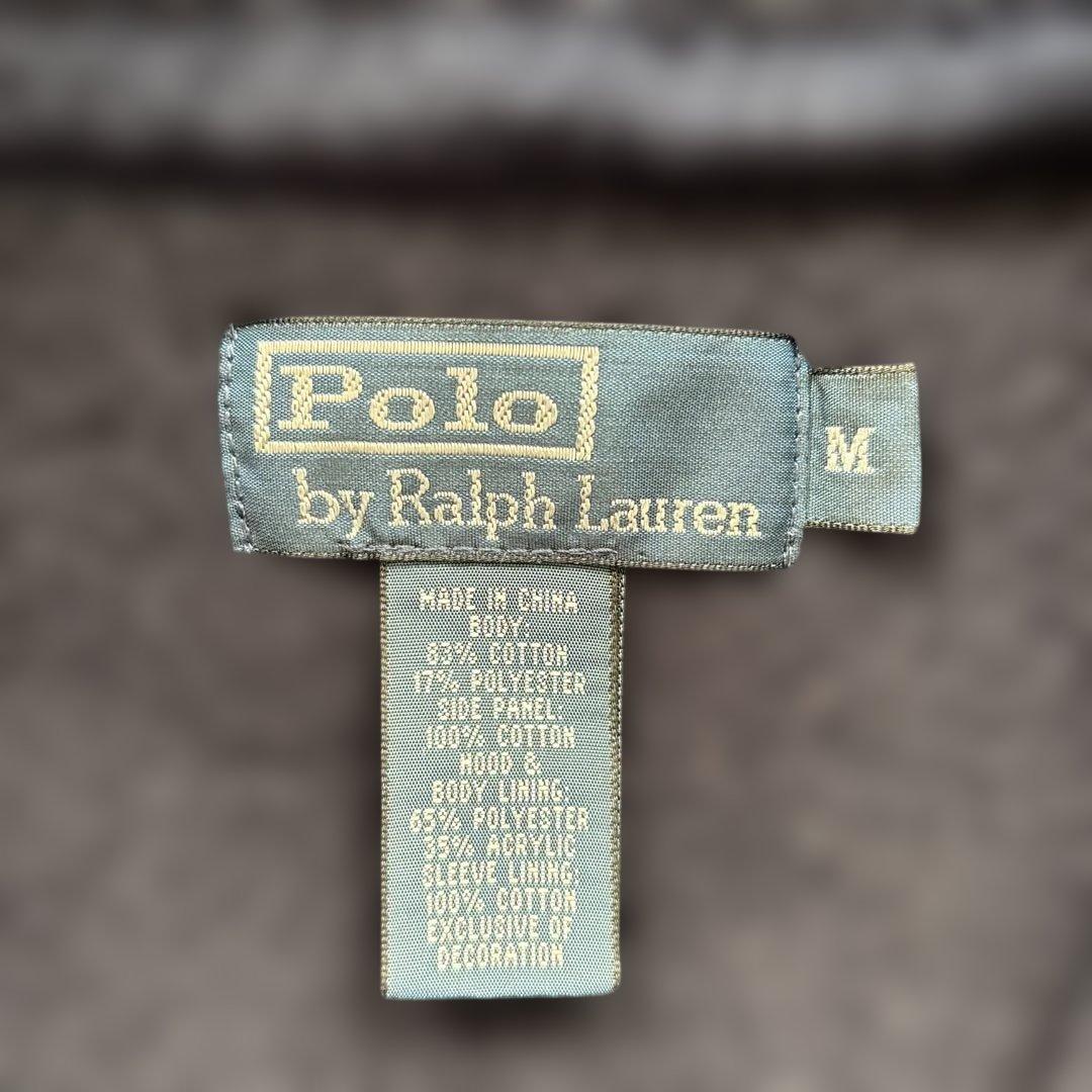 【希少美品】ポロラルフローレン ボアジップパーカー ネイビー Mワッペン スキー