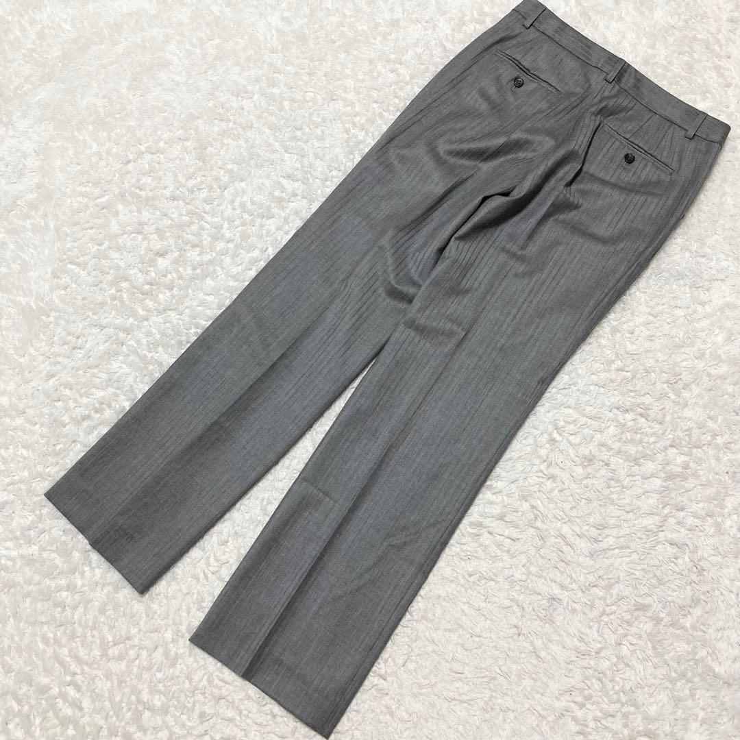 極美品♡23区 Bahariye パンツスーツ セットアップ ストライプ グレー