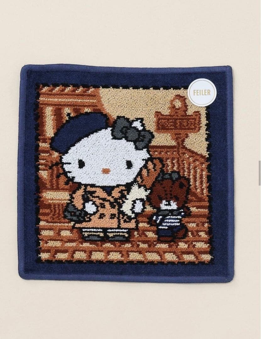 【3枚セット】KITTY x FEILER x IENA ENFANTハンカチ