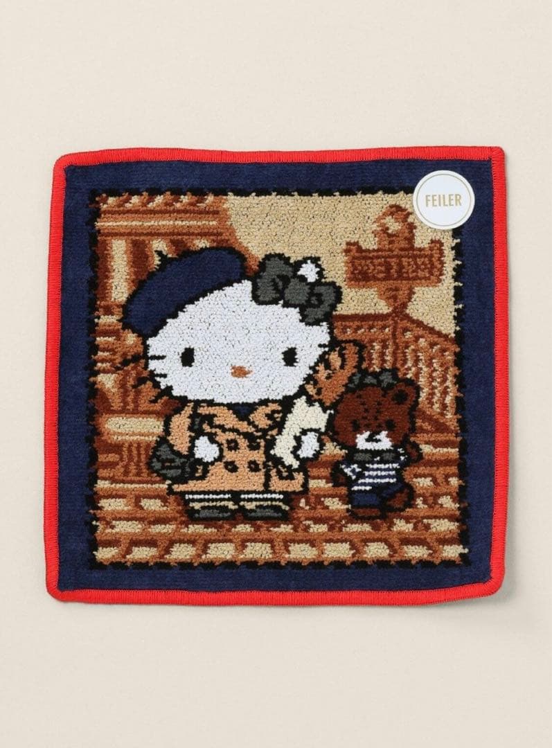 【3枚セット】KITTY x FEILER x IENA ENFANTハンカチ