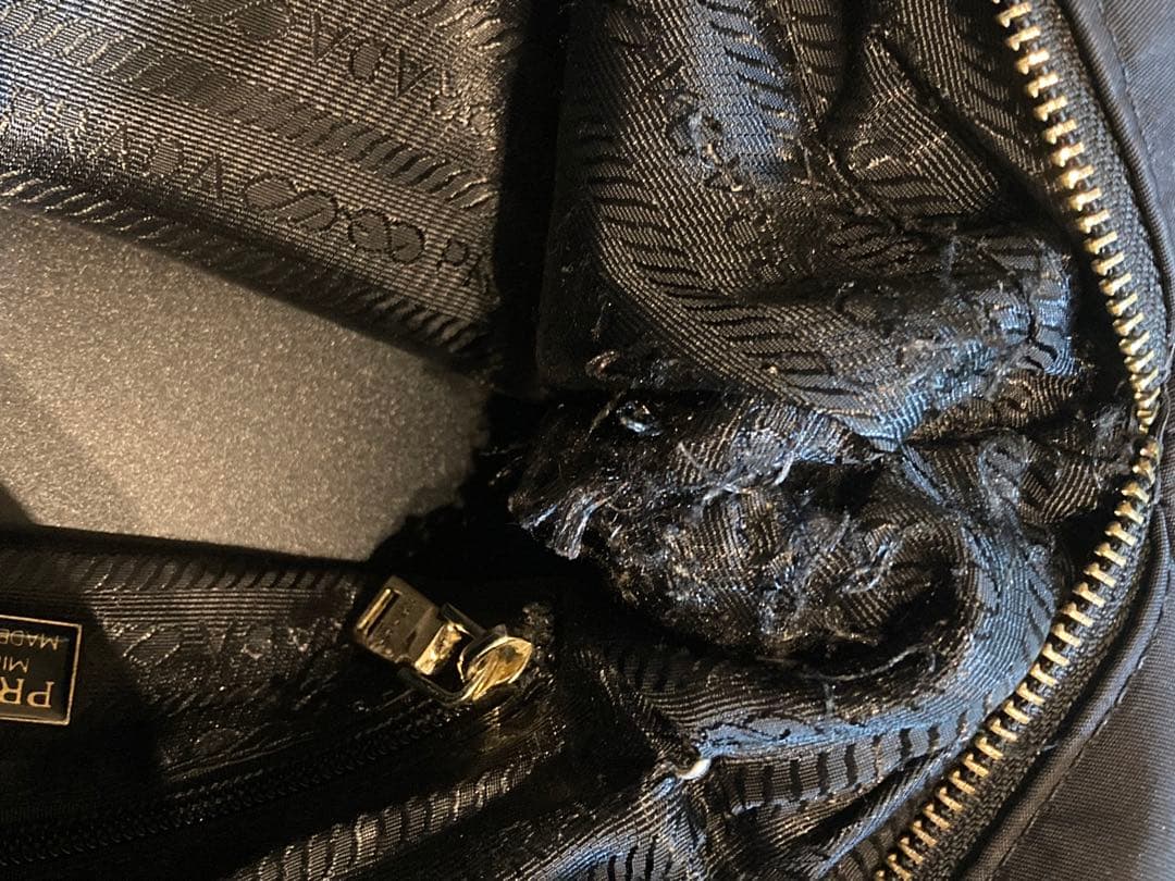 PRADA レディースエコバッグ BLACK