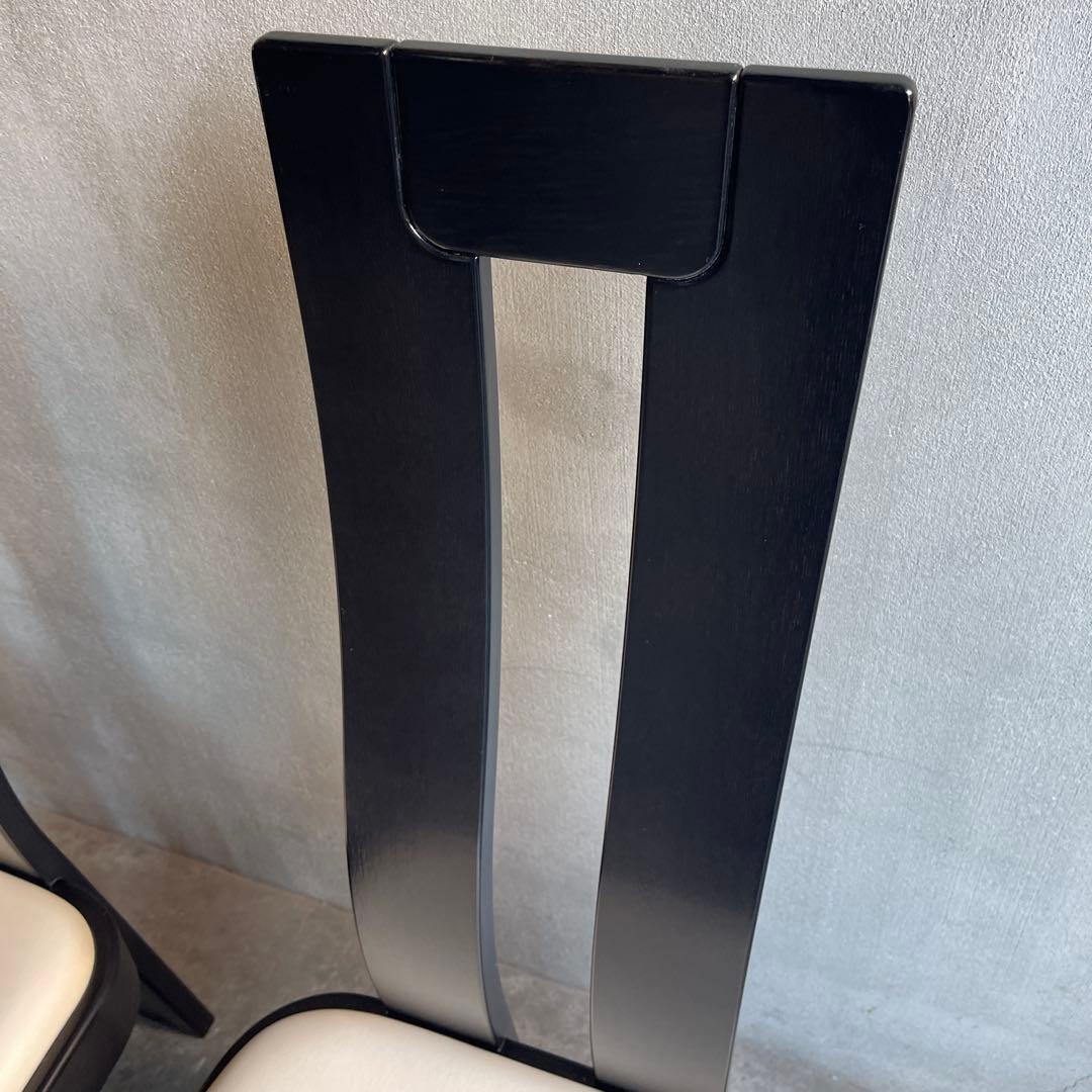 極美品　天童木工　ハイバック　ダイニングチェア　4脚セット　オーク材　モダン