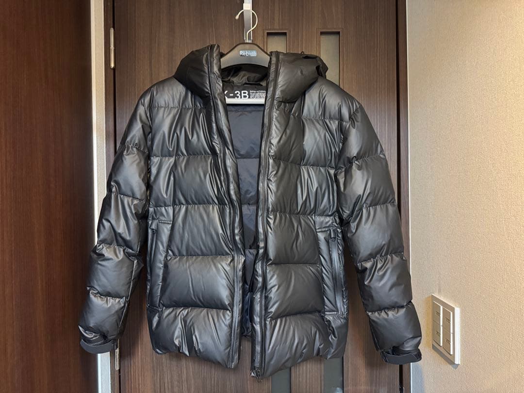 K-3B プレミアム ダウン ジャケット 黒 L-XL