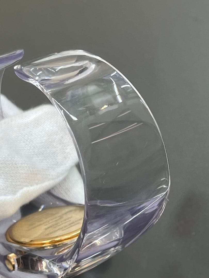 ◎動作OK/電池新品交換済◎ISSEY MIYAKE O バングルウォッチ