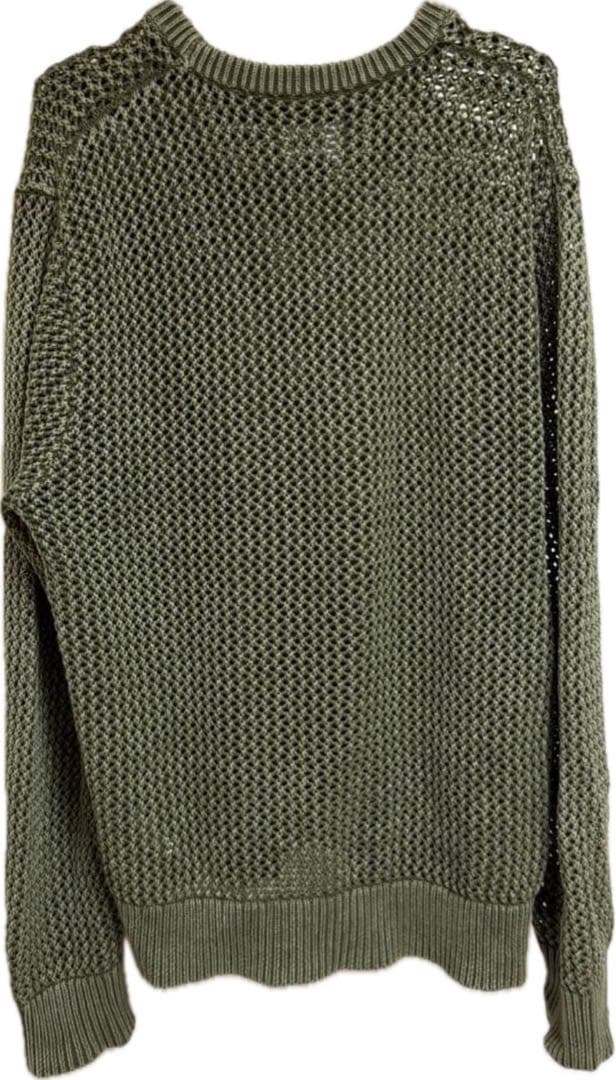 トップス Stussy Crew Neck Mesh Sweater