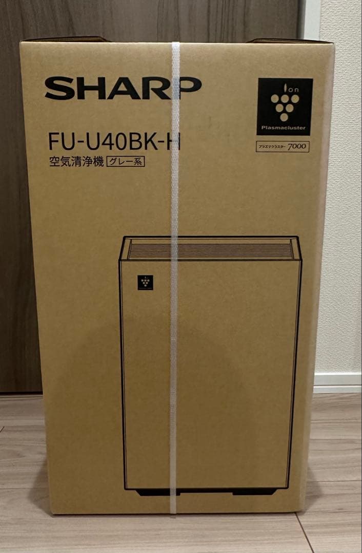 SHARP FU-U40BK-H 空気清浄機＆ヘアブラシ
