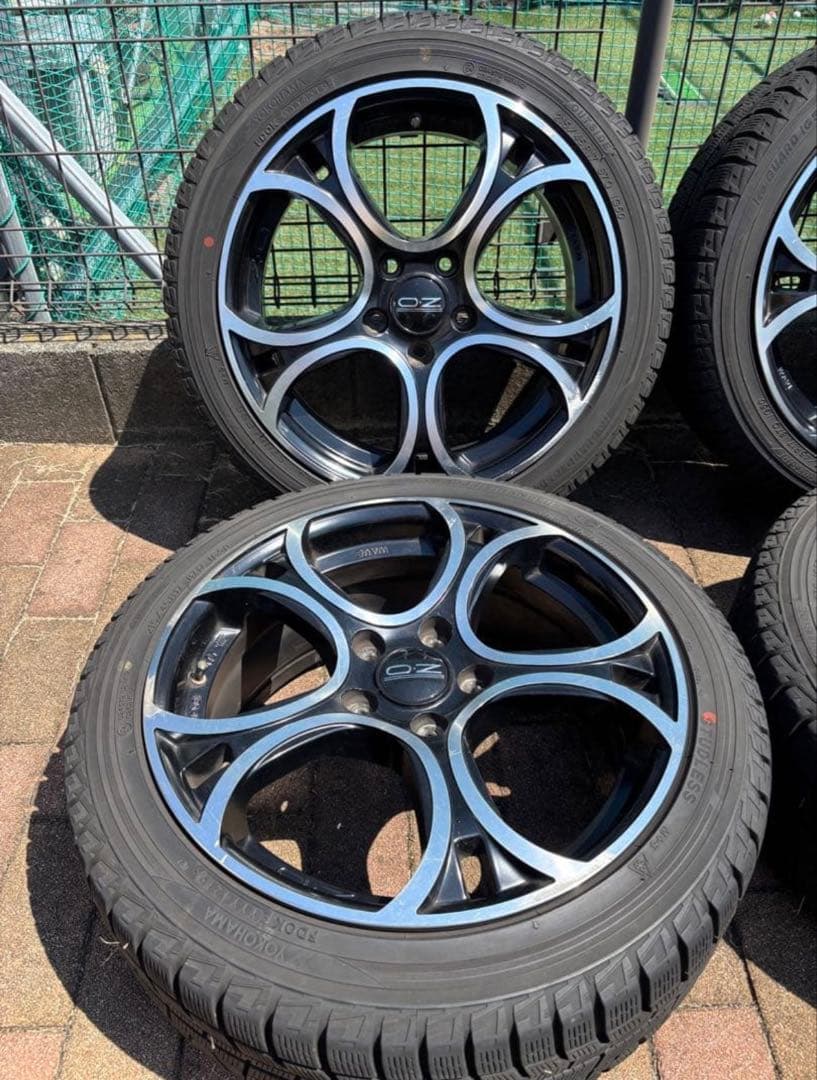 【中古】１７インチスタッドレスタイヤ ホイール４本セット（215/45R17）