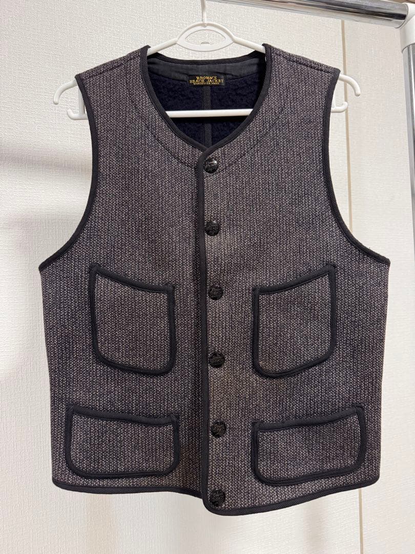 こ*う様 Brown's Beach Jacket ベスト サイズ38 ロストヒ