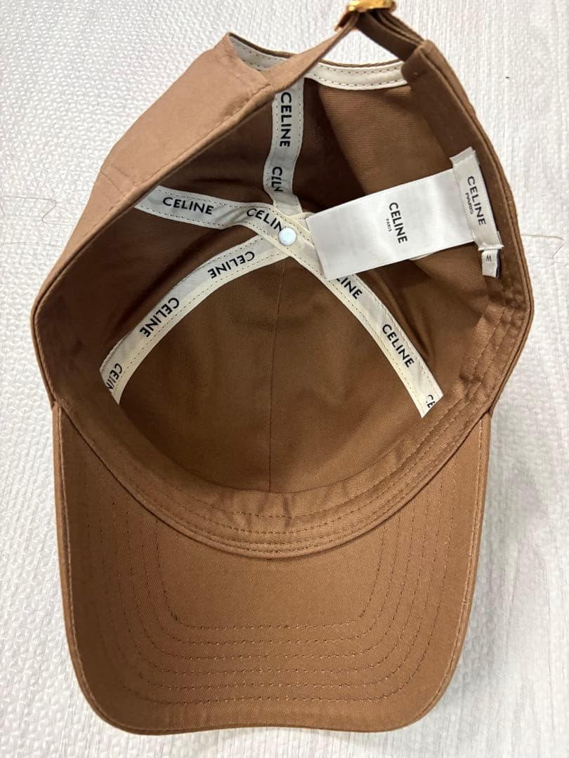 CELINE【新品】ブラウン ベースボールキャップ　レディース　セリーヌ