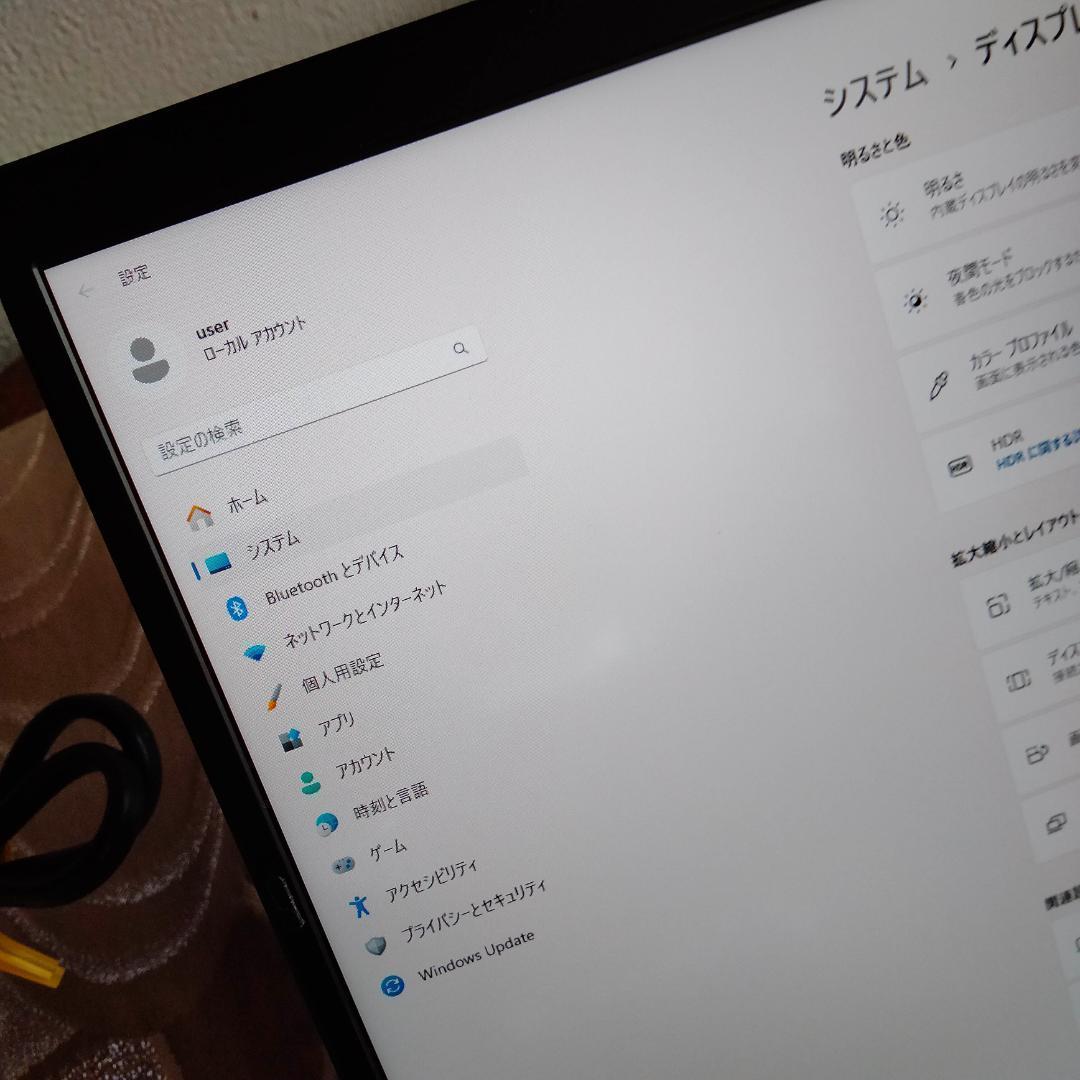 ▷東芝▷１３インチ 1920/1080 11世代i5 8G 256G