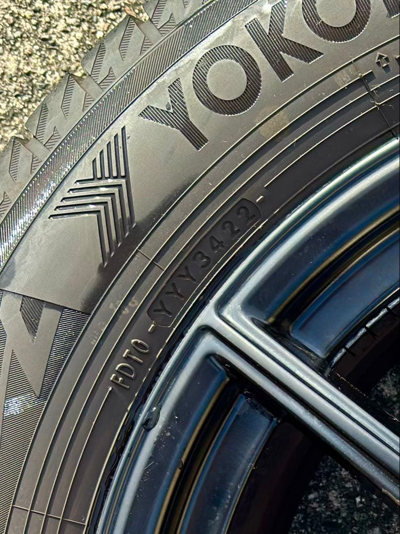 ベンツGLB純正ホイール+スタッドレス ヨコハマ アイスガード215/60R18