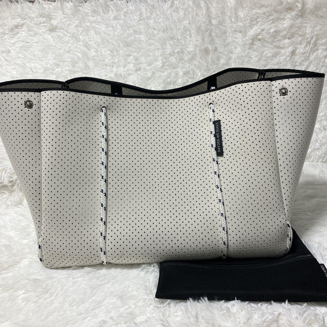 極美品✨ステイトオブエスケープ ブレンドロープ ストーン　大容量（小物入れ付き）