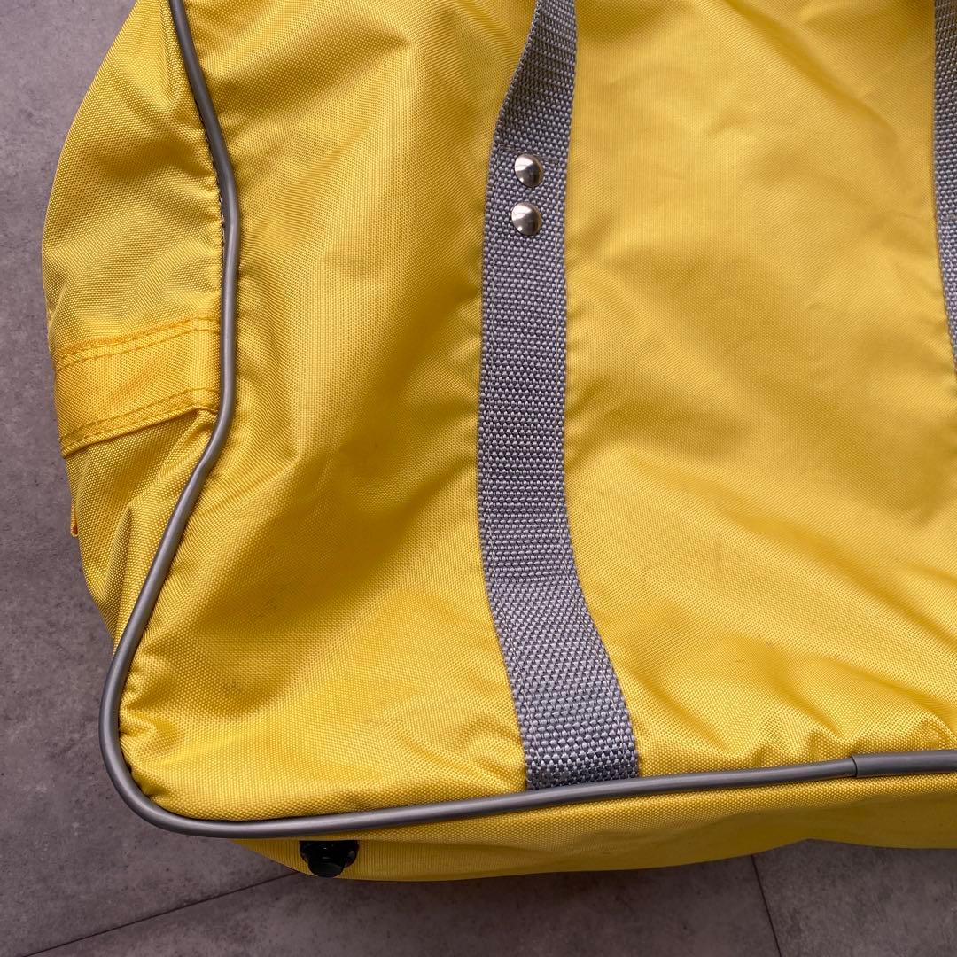 ワッぺ イエロー 黄色 旧型 ワールドペガサス スクバ スクールバッグ　Y2K