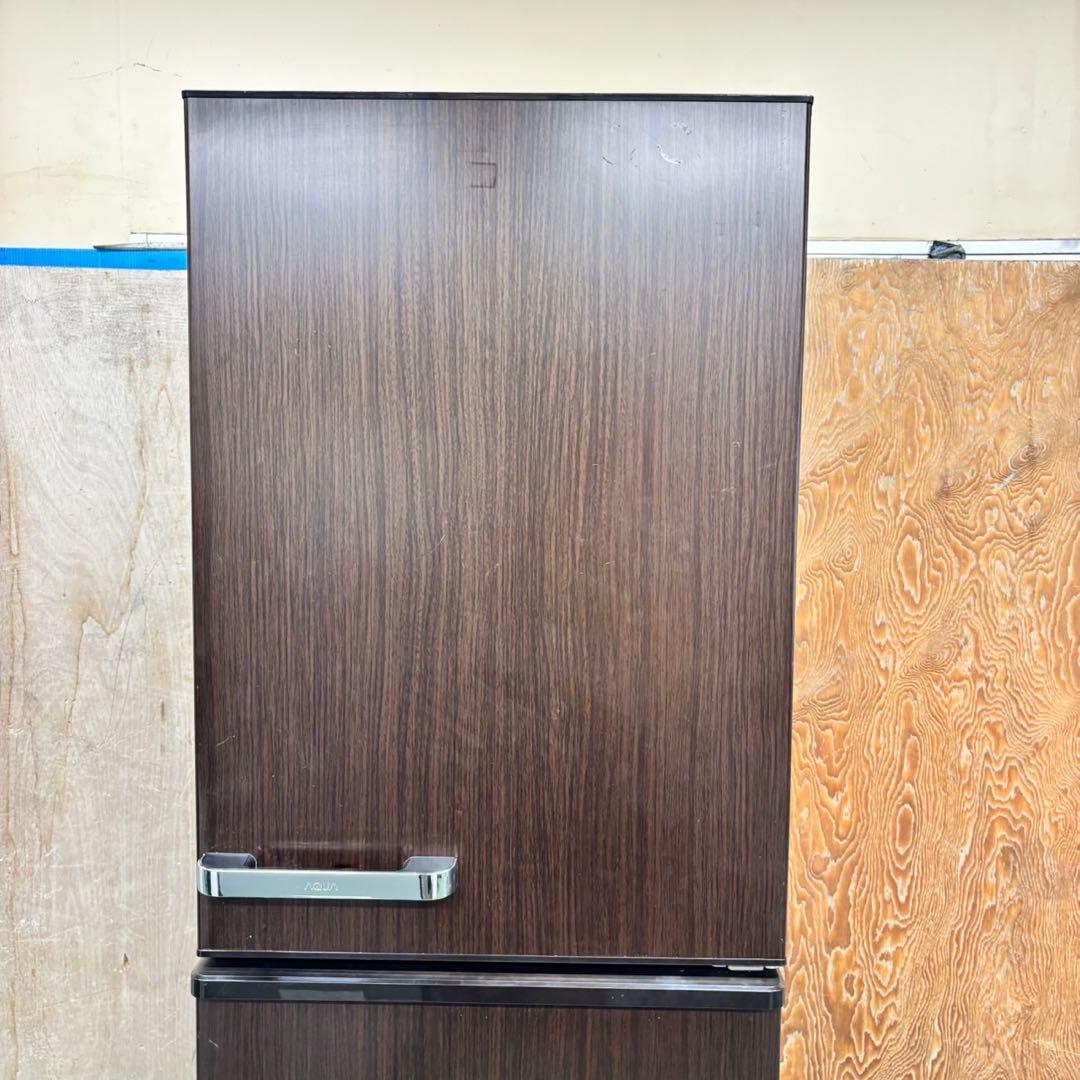 656 木目調　AQUA 大型冷蔵庫　458L 400L強　自動製氷　家庭用