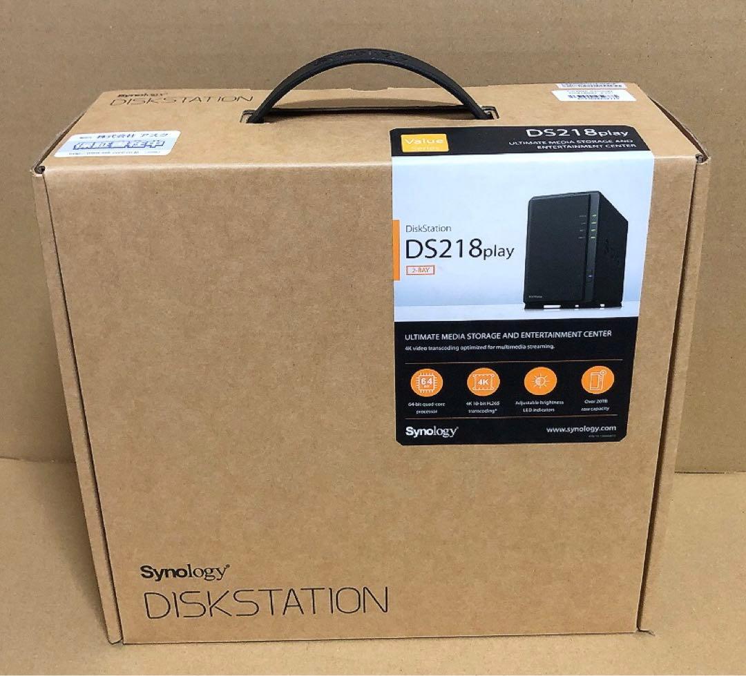 外付けハードディスク・ドライブ synology DS218play