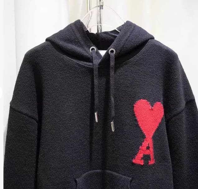 新品 Amiparis アミパリスニット パ-カー 黒 M