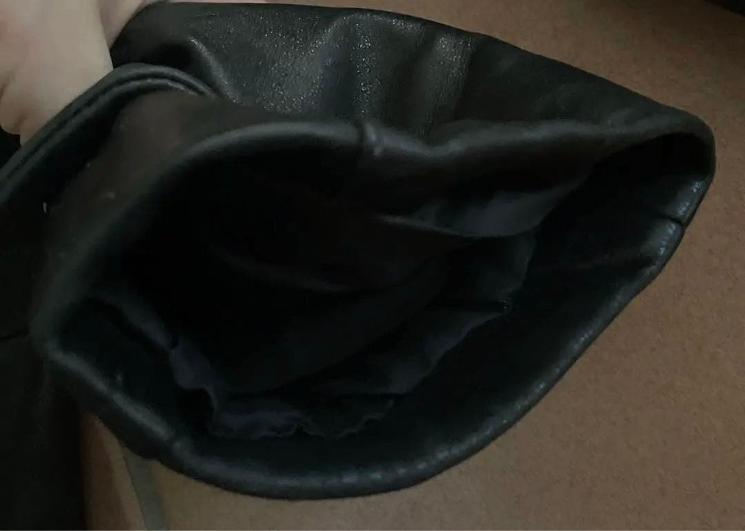 【超美品】HUGO BOSS ヒューゴボス 最高級 ラムレザー　ハーフコート