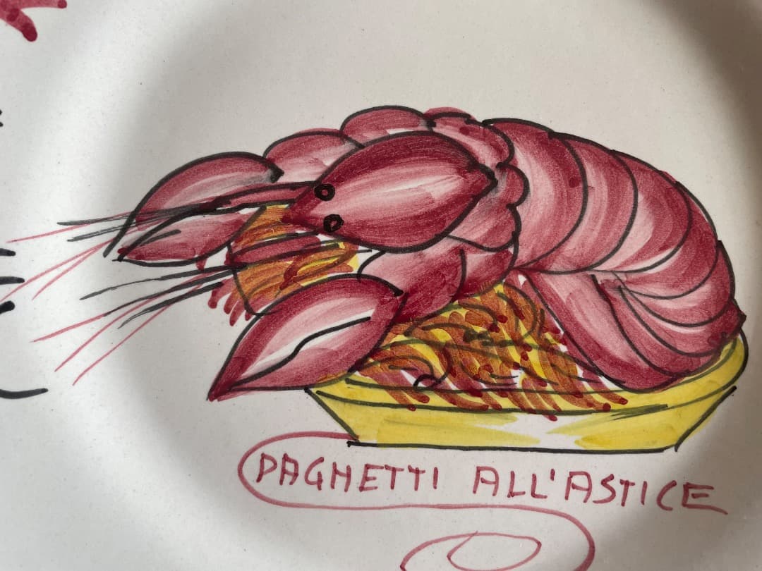 【たかし】ブオンリコルド　イタリアSolimene手作り絵皿 3枚セット