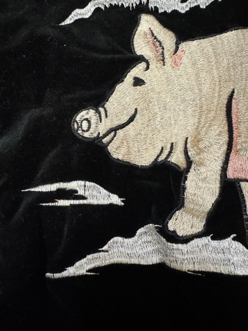 STUDIO D'ARTISAN ステュディオダルチザン スカジャン 七福豚