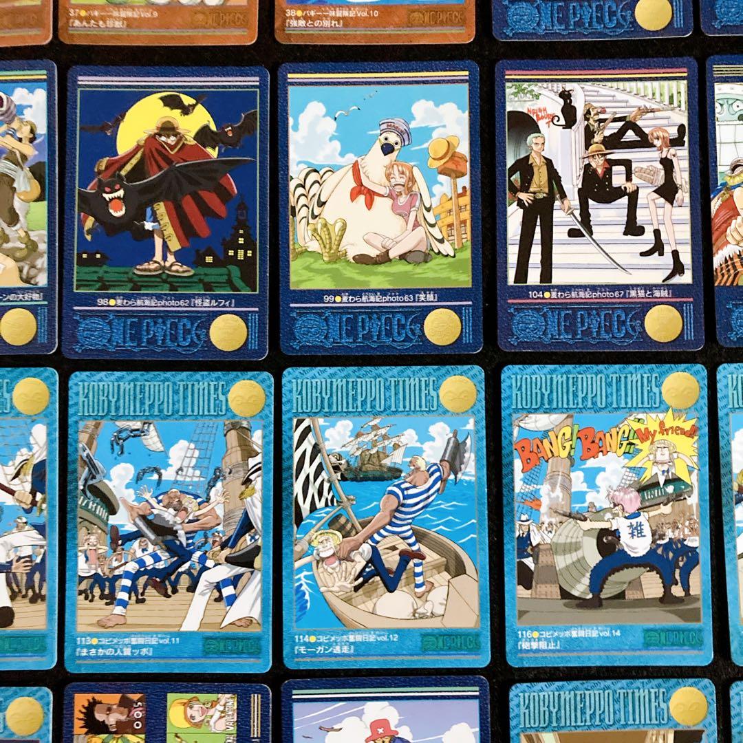 ワンピース　ビジュアルアドベンチャー　カードダス　４０枚