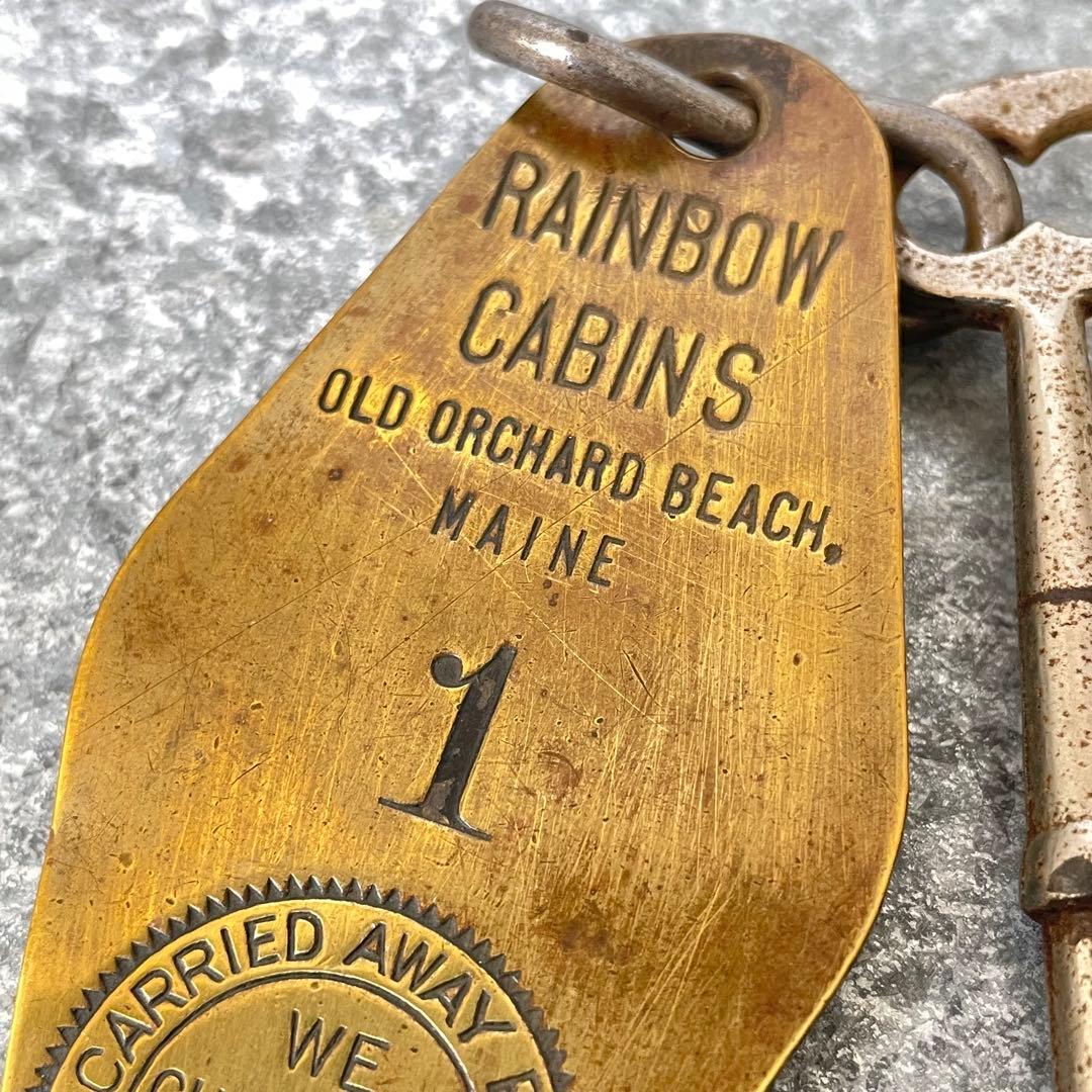 アメリカ製USA メイン ヴィンテージ モーテル ホテル キー No1