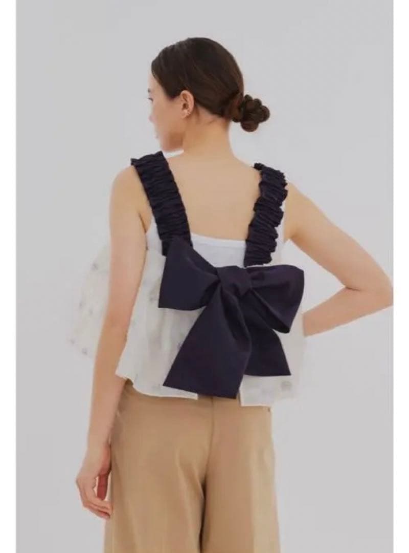 yori shiroconマーガレットバックリボンキャミ38