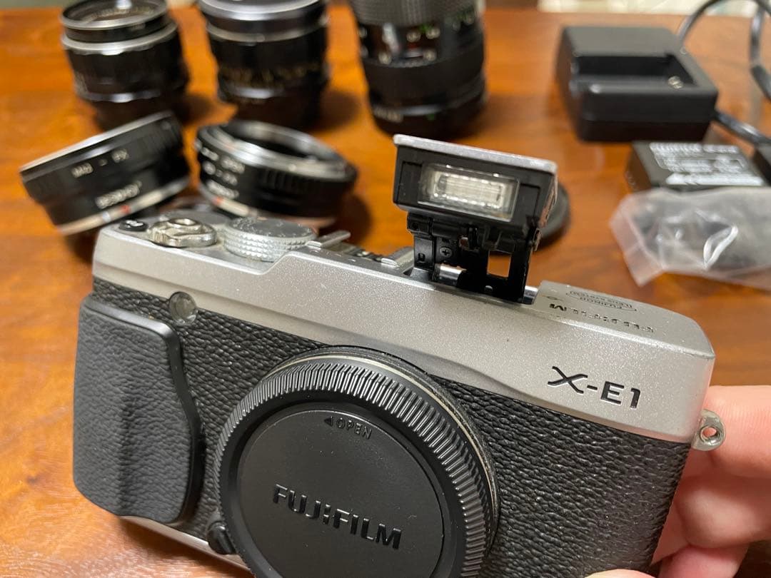 FUJIFILM X-E1 ミラーレス 一眼 オールドレンズ タクマール