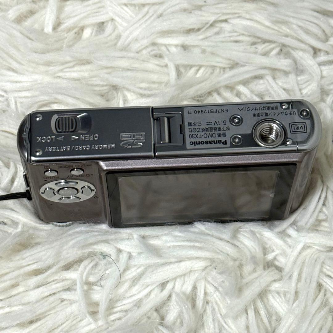 Panasonic LUMIX DMC-FX30 実働品 完品 ブラウンデジカメ