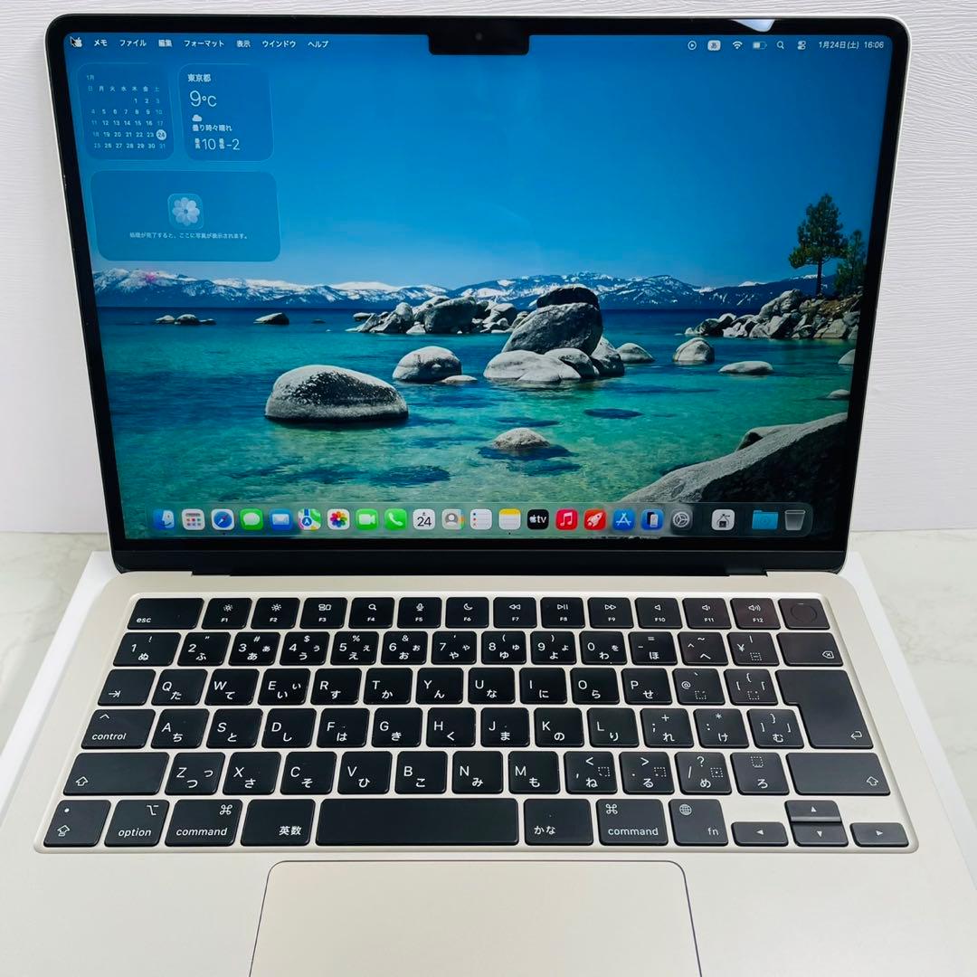 美品 MacBook Air 2022 M2 8GB 256GB WW7987