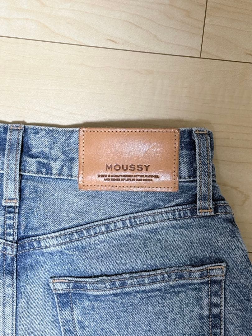 moussyマウジー MVS フレアデニム ストレッチ ブーツカット希少サイズ