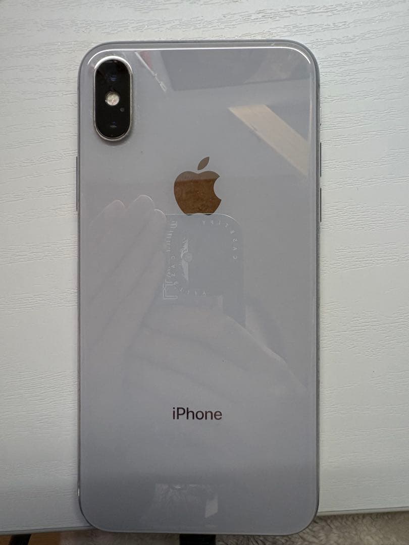 iPhoneX Silver 64GB DoCoMo SIMロック解除済み