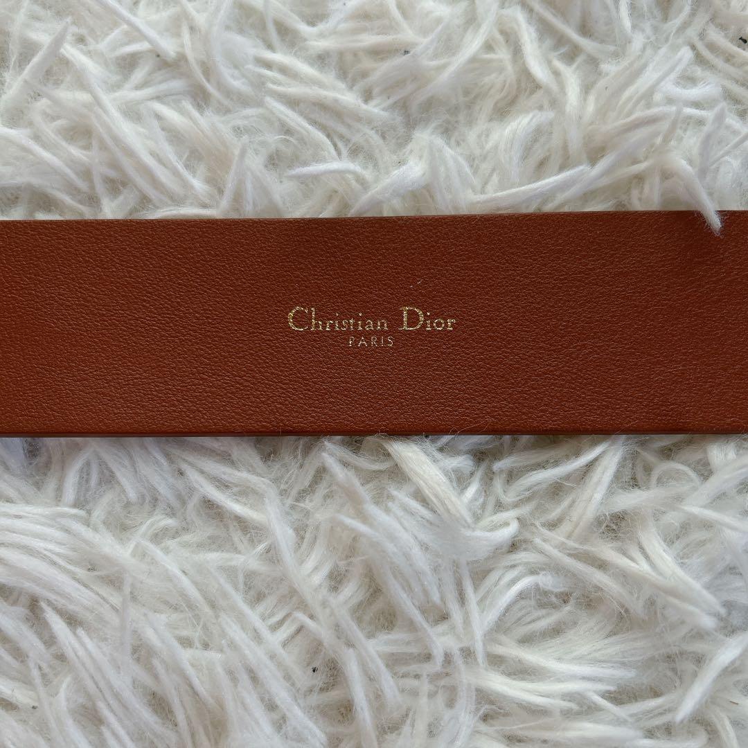 近年　極美品★クリスチャンディオール　ベルト　CD ロゴ　ゴールド金具