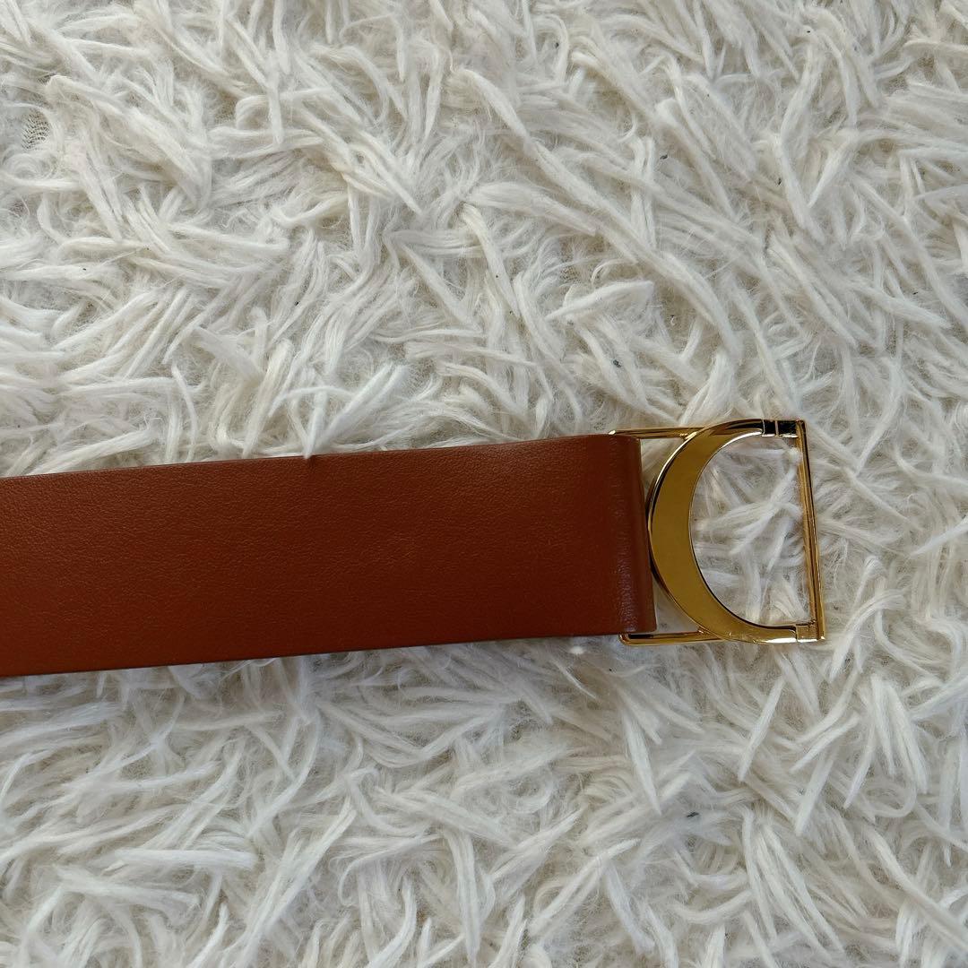 近年　極美品★クリスチャンディオール　ベルト　CD ロゴ　ゴールド金具