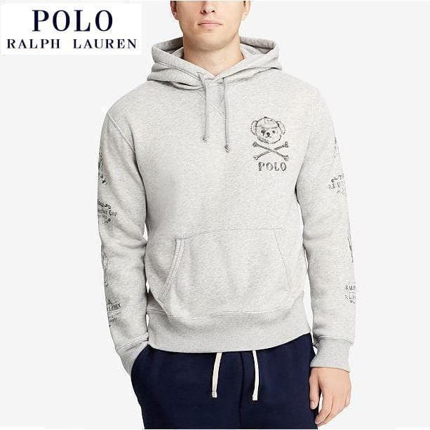 美品 希少 Ｌ スケッチ ポロベア スウェット パーカー ポロ ラルフローレン