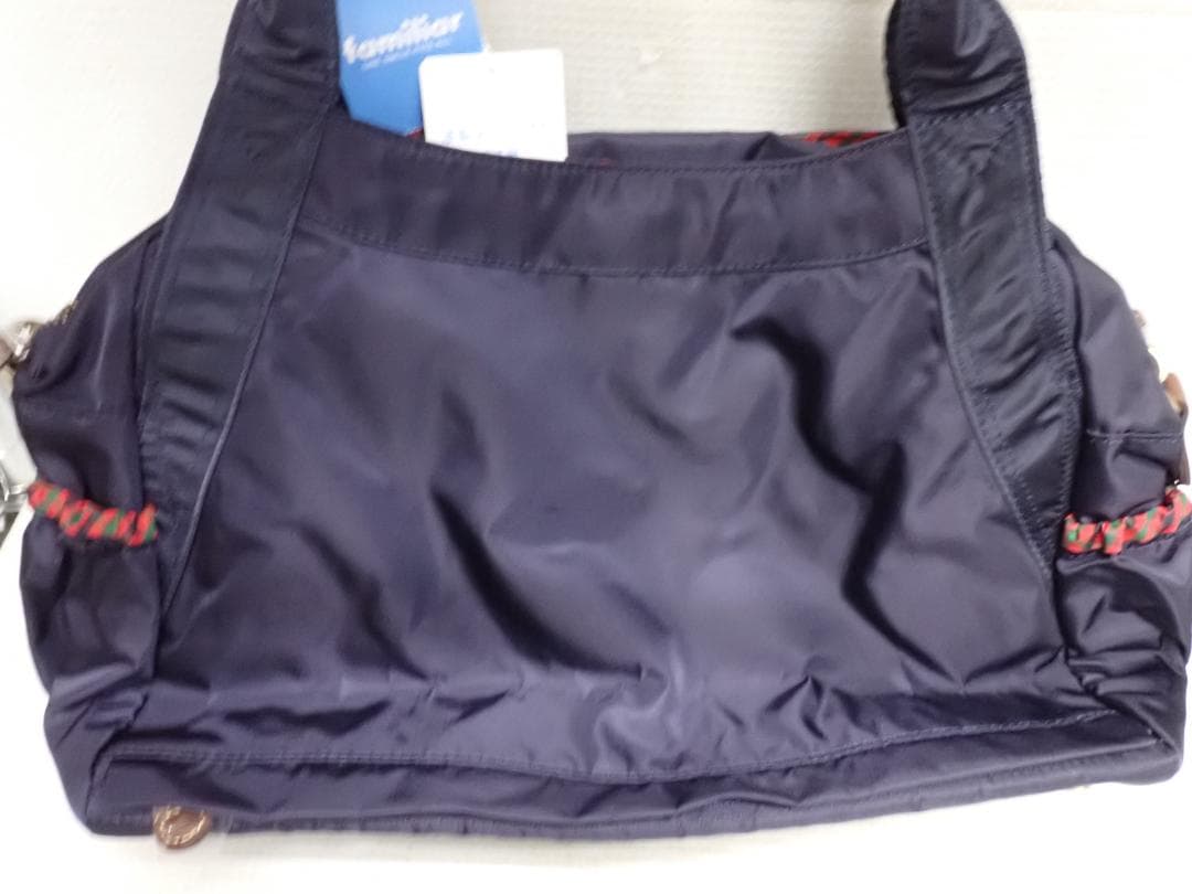 familiarファミリア マザーズバッグナイロンネイビーボストンバッグG7-B