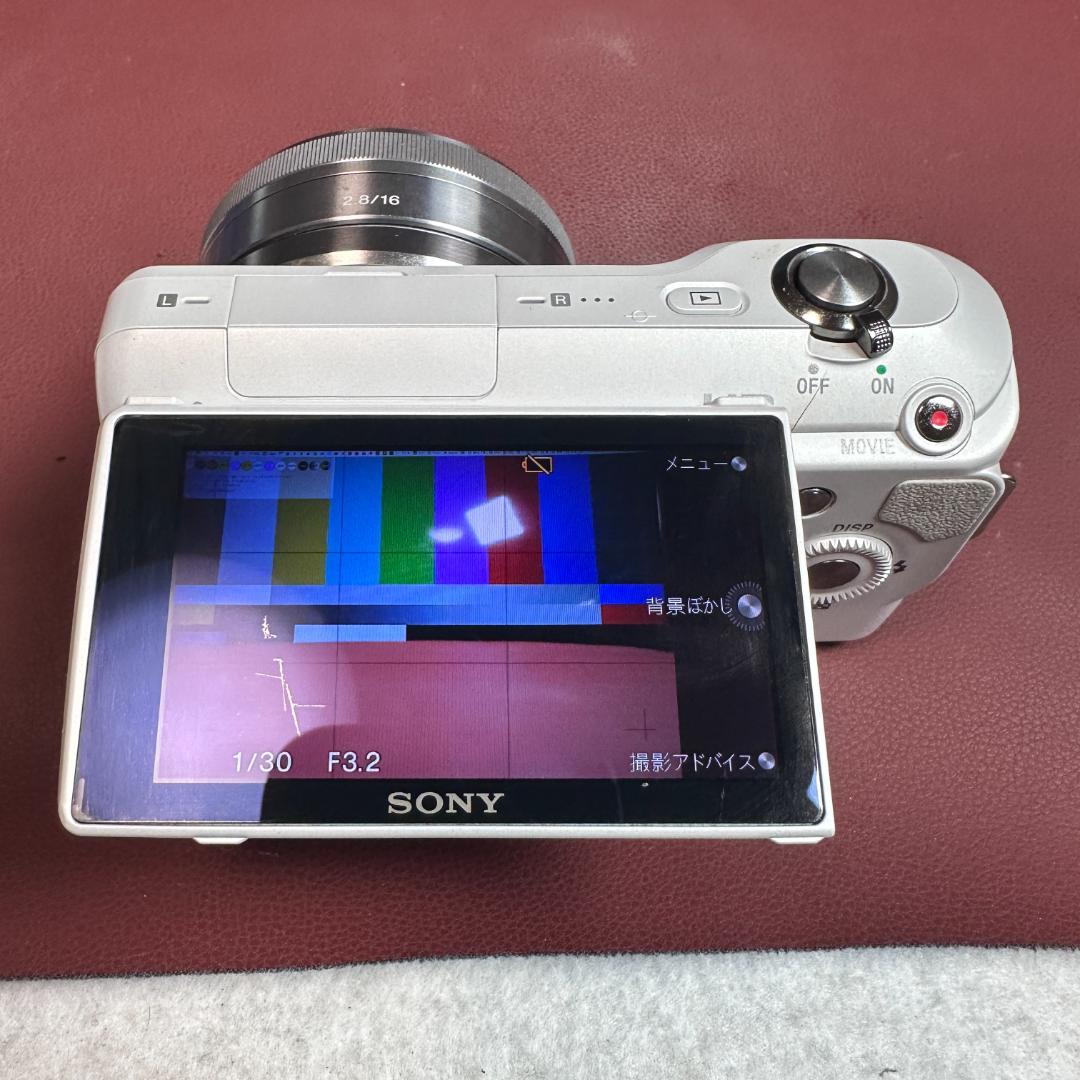 SONY NEX-3 ミラーレス一眼 ＋ 単焦点レンズ SD16GB付