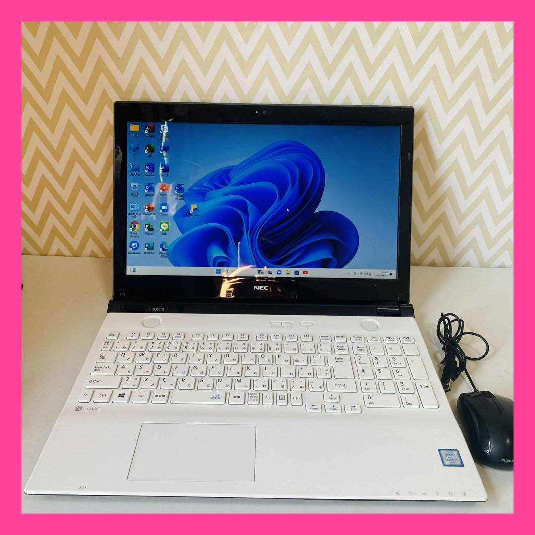T11 NECノートパソコンSSD高速WEBカメラWindows11オフィス付き