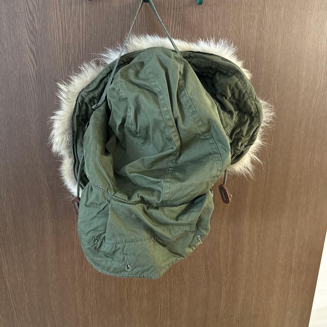 50s アメリカ軍　実物　m51、m65 フード　コヨーテファー　米軍