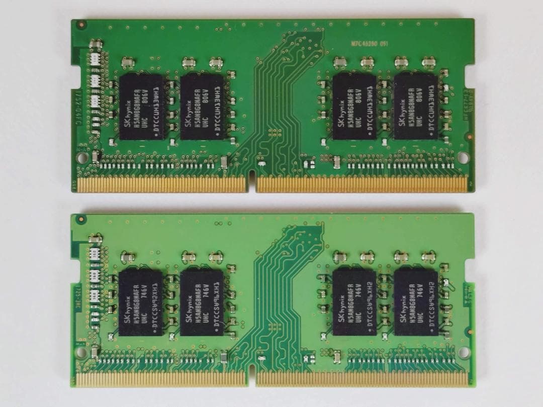 ノート用メモリDDR4-2400(PC4-19200) 8GB×2枚