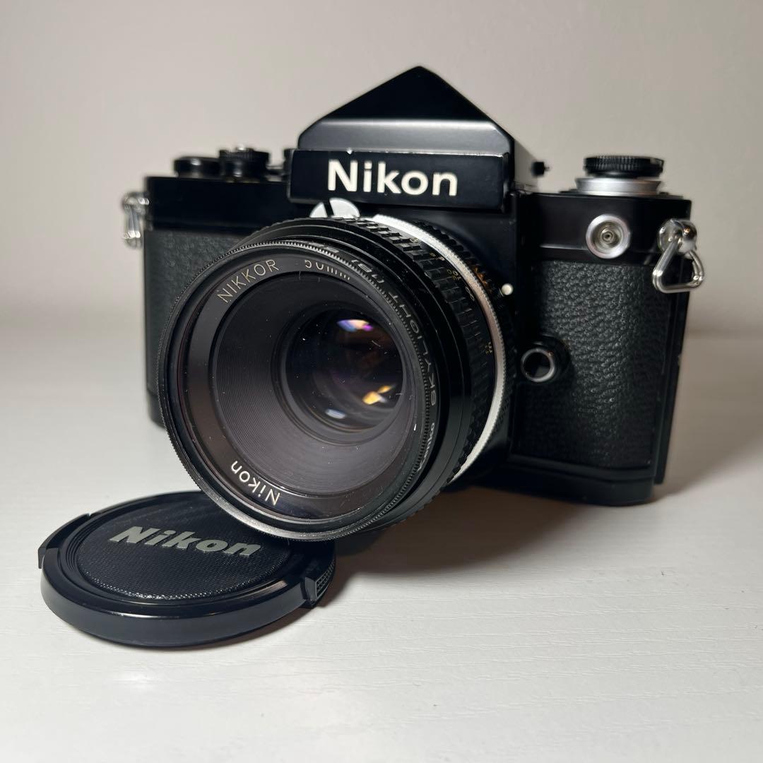 【整備済】Nikon F2 アイレベル + 50mm f/2 フィルムカメラ