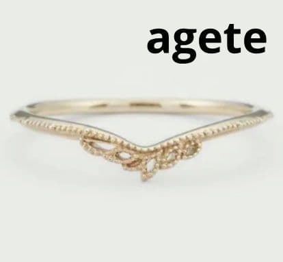 アガット　k10　 2022　限定　 リング